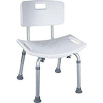 Shower chair w/ back - Pace Medical Supply Llc